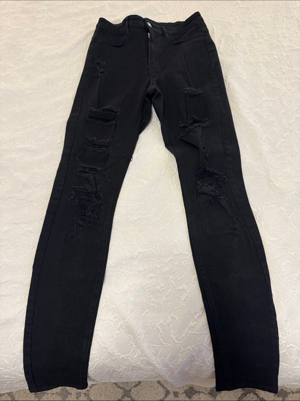 Divided Black women's Ripped Skinny Jeans